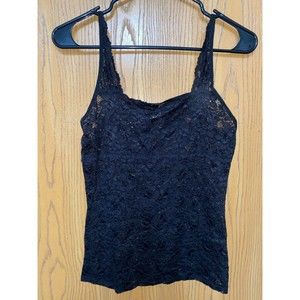 Lace see through tank top